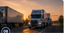 Commercial fleet driver safety simulator training