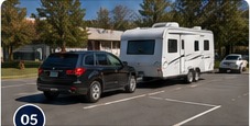 Trailer backing and boat reverse simulator training